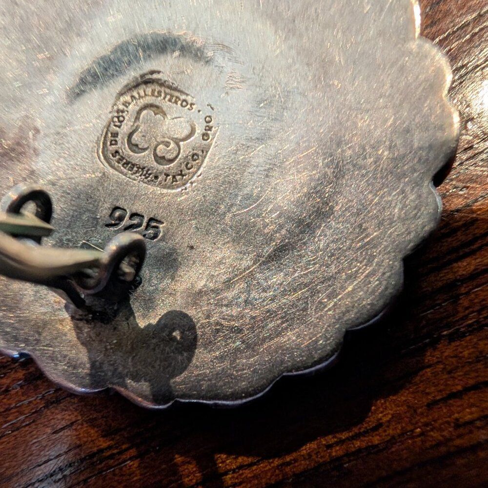Vintage Taxco 925 Sterling Silver Clip-On Earrings – Signed Talleres de los Ball - Picture 8 of 10